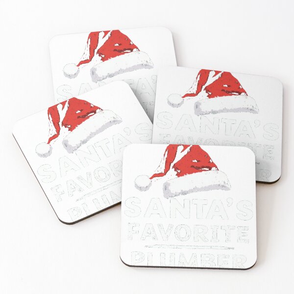 Item preview, Santa's Favorite Plumber Christmas Holiday designed and sold by lht6474.