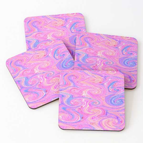 Item preview, Pink & Blue Swirl Seamless Pattern designed and sold by OddBloomPNG.