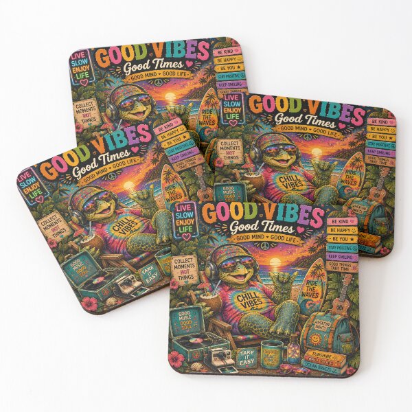 Item preview, Good Vibes Good Life – Chill Turtle Beach Adventure designed and sold by Molli98.