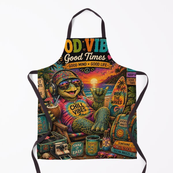 Item preview, Good Vibes Good Life – Chill Turtle Beach Adventure designed and sold by Molli98.