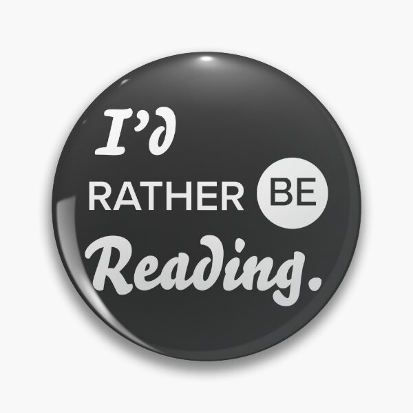Item preview, I'd Rather Be Reading – Book Lover Art Gift for Bookworms designed and sold by Hello Hobbies.