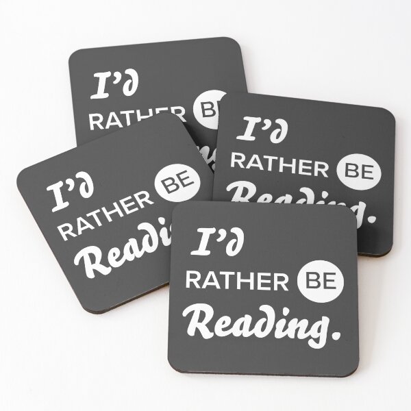 Item preview, I'd Rather Be Reading – Book Lover Art Gift for Bookworms designed and sold by Hello Hobbies.