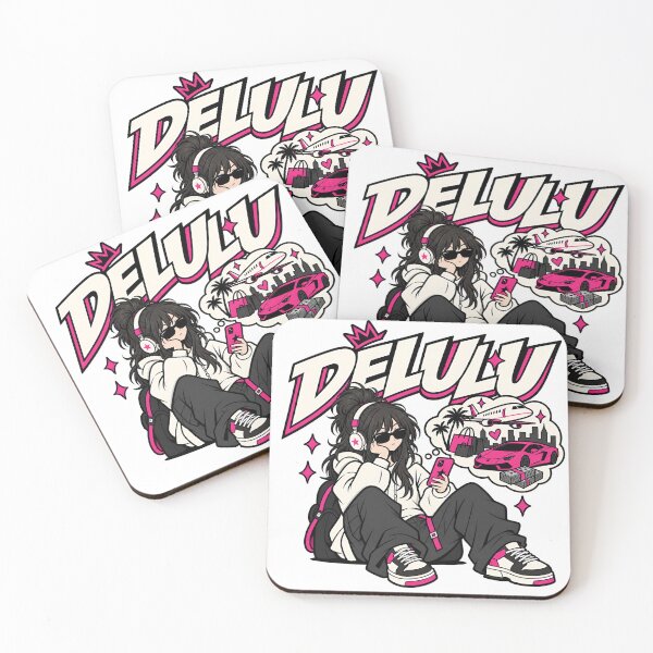 Item preview, Delulu Girl Gen Z Pink Dream Life – Trendy Aesthetic designed and sold by Sed94.
