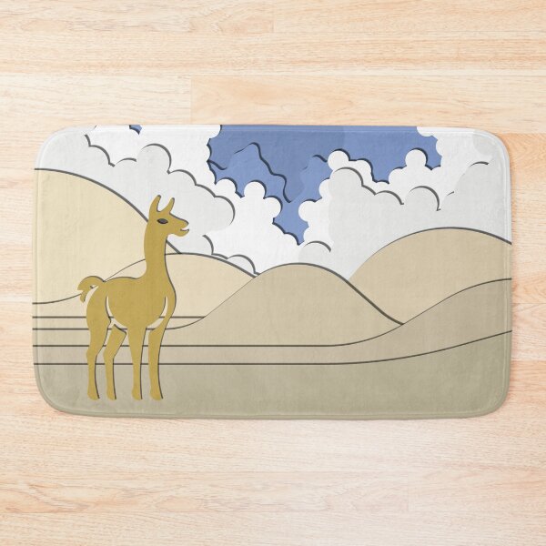 Item preview, Golden Vicuña in the Desert - Paper Cutout designed and sold by Keltoi-art.