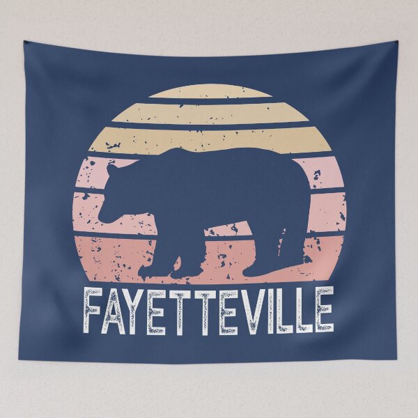 Item preview, Fayetteville Arkansas Retro Bear designed and sold by Esskay Designs.