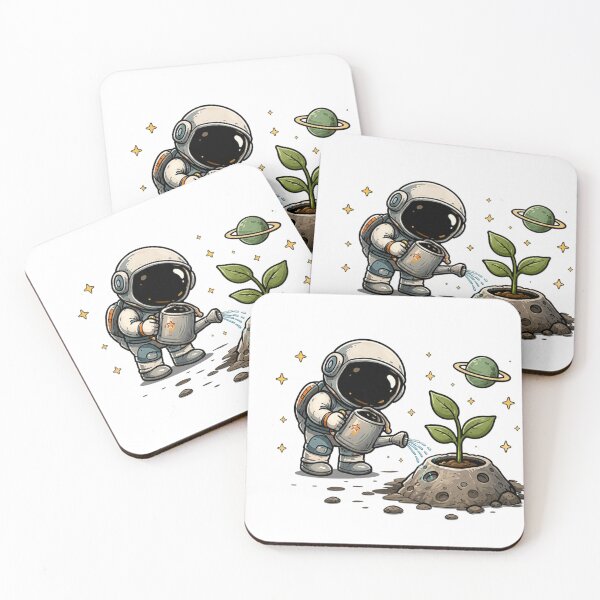 Item preview, Space Gardener – Cute Astronaut Growing Plants designed and sold by MySthore.