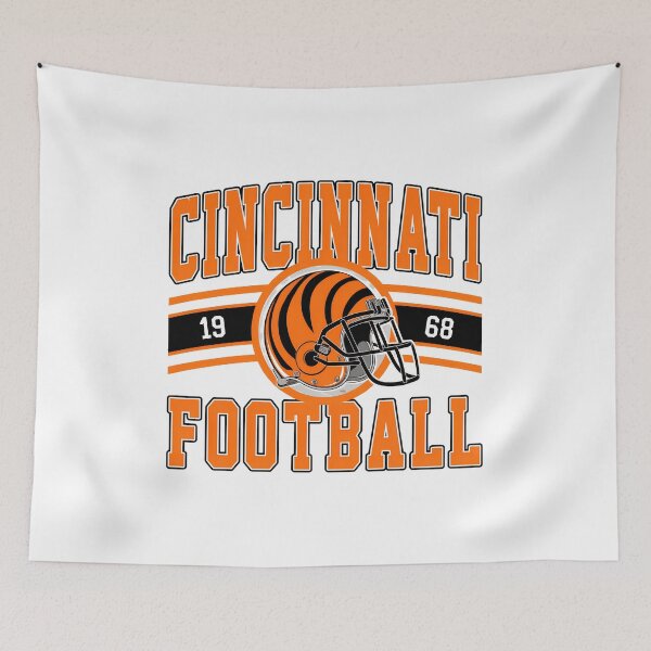 Item preview, Cincinnati Football Helmet Vintage Sports Design designed and sold by MichaelAr62068.