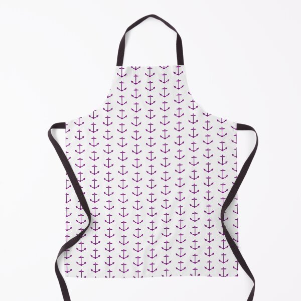 Item preview, Purple Nautical Anchor Silhouette Design designed and sold by pattern-archive.