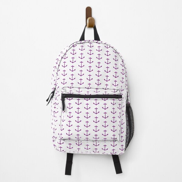Item preview, Purple Nautical Anchor Silhouette Design designed and sold by pattern-archive.