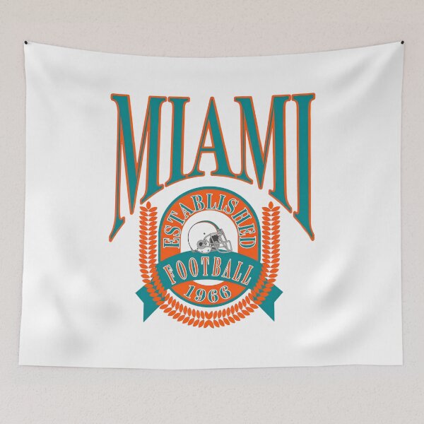 Item preview, Miami Football Vintage Teal Orange Emblem Design designed and sold by MarkPayne32795.