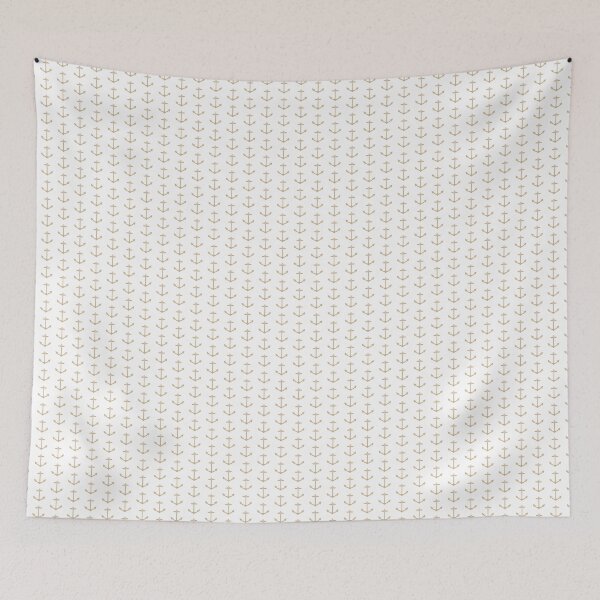Item preview, Tan Nautical Anchor Silhouette Design designed and sold by pattern-archive.
