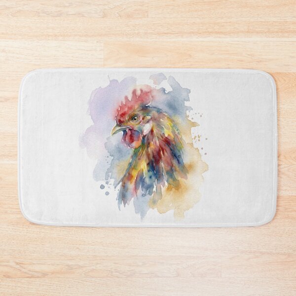Item preview, Rooster Profile, Split Lavender and Ochre designed and sold by caracatita75.
