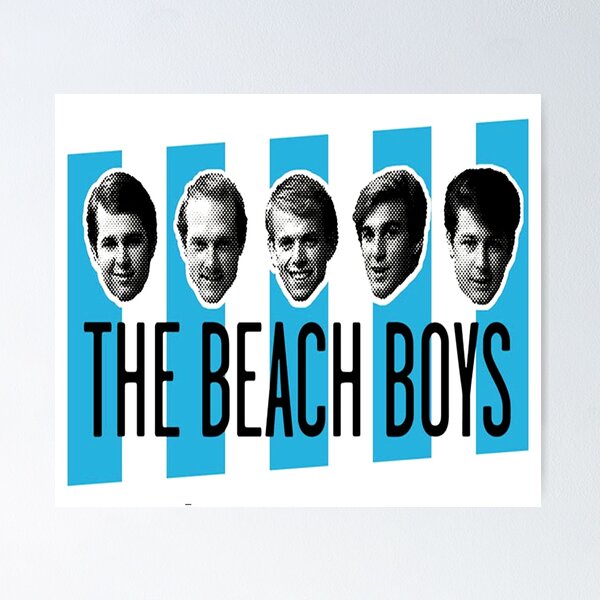 Item preview, The Beach Boys Vintage Surf Rock Music Fan Design designed and sold by ktwydellg.