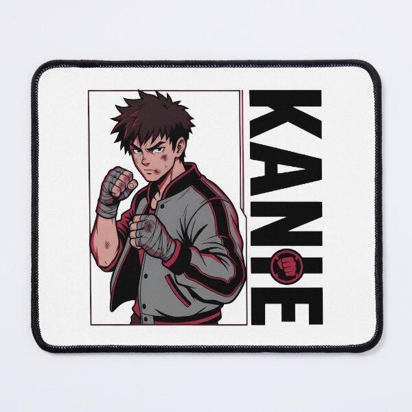 Item preview, Anime Street Fighter – Determined Fighter Boxing Battle Anime Design designed and sold by StickerNestYou.