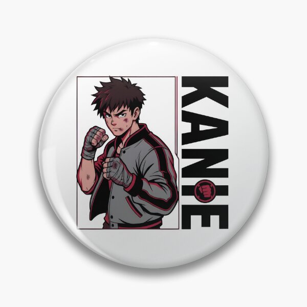 Item preview, Anime Street Fighter – Determined Fighter Boxing Battle Anime Design designed and sold by StickerNestYou.