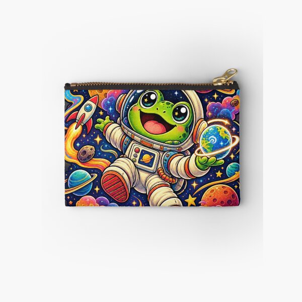 Item preview, Out of This World Frog Astronaut – Retro Cosmic Adventure designed and sold by Nexyra_Labs Art Studios.