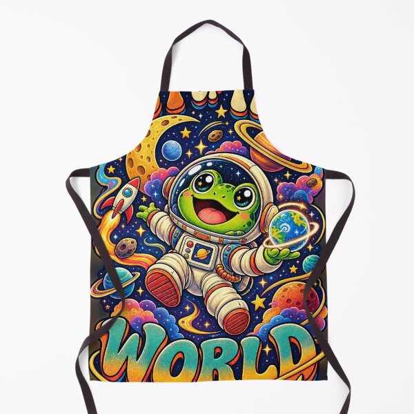 Item preview, Out of This World Frog Astronaut – Retro Cosmic Adventure designed and sold by Nexyra_Labs Art Studios.