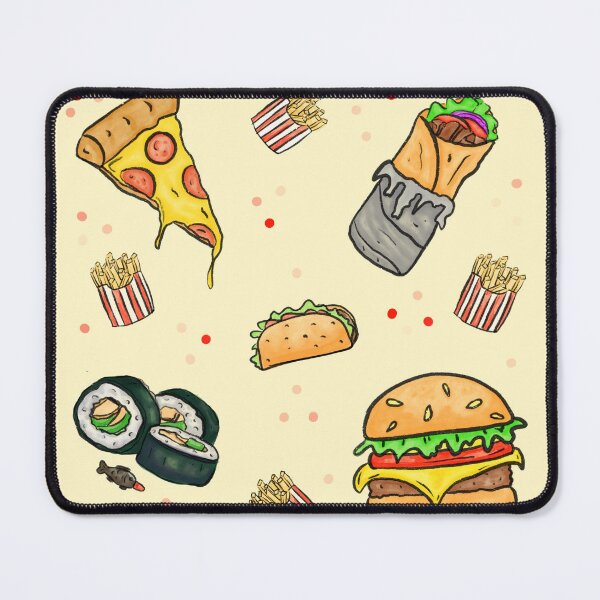 Item preview, Take Me Out! Fast food pattern designed and sold by alanamaeart.