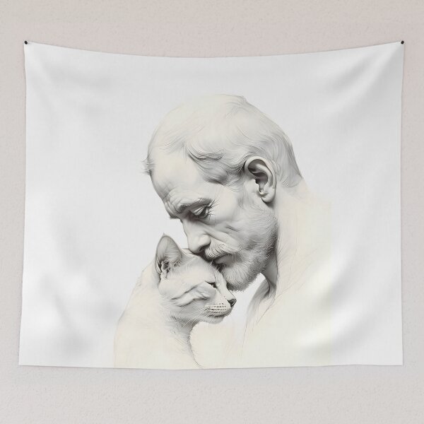 Item preview, My totem is a cat — Monochrome Minimalism designed and sold by ErgTime.