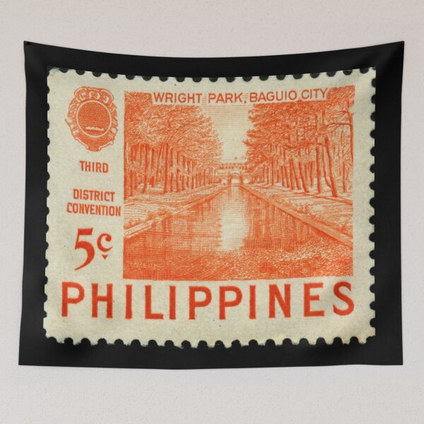 Aperçu de l'œuvre Timbre-poste vintage des Philippines, Baguio City créée et vendue par WanderingLife.