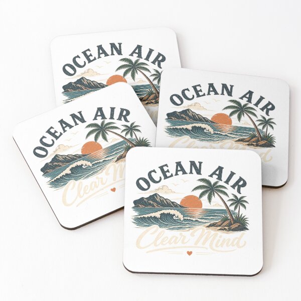 Item preview, Ocean Air Clear Mind Coastal Design designed and sold by 50Pxels.