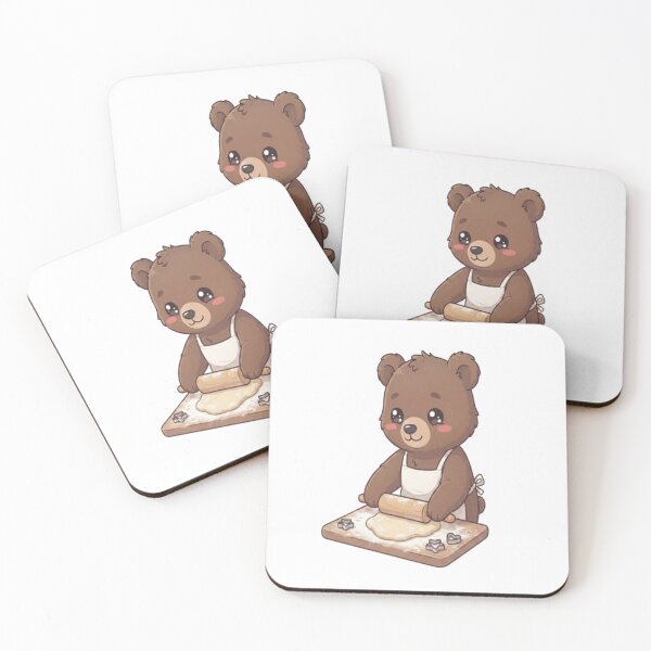 Item preview, Cute Bear Rolling Cookie Dough designed and sold by Ella_Sketch.