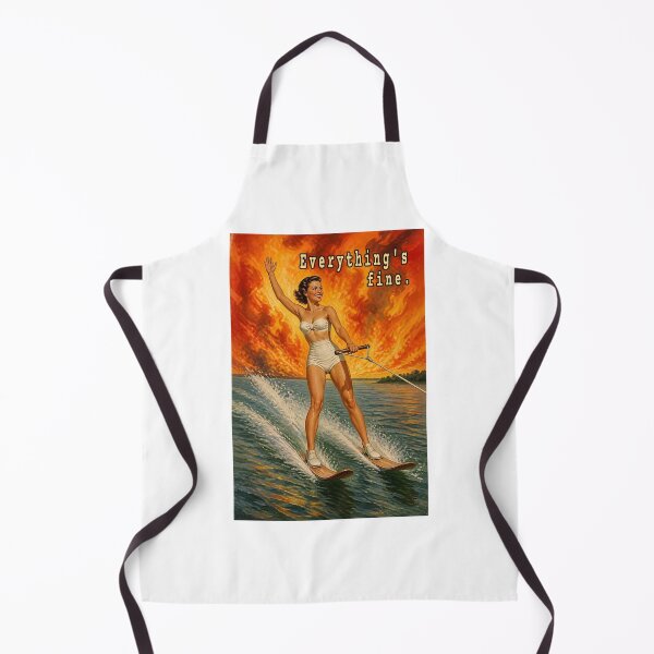 Item preview, Just keep waterskiing, everything's fine. designed and sold by Jason A. Clark.