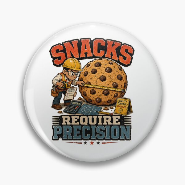 Item preview, Snacks Require Precision – Funny Cookie Engineer Food Lover Vintage Graphic designed and sold by NarpLTD.
