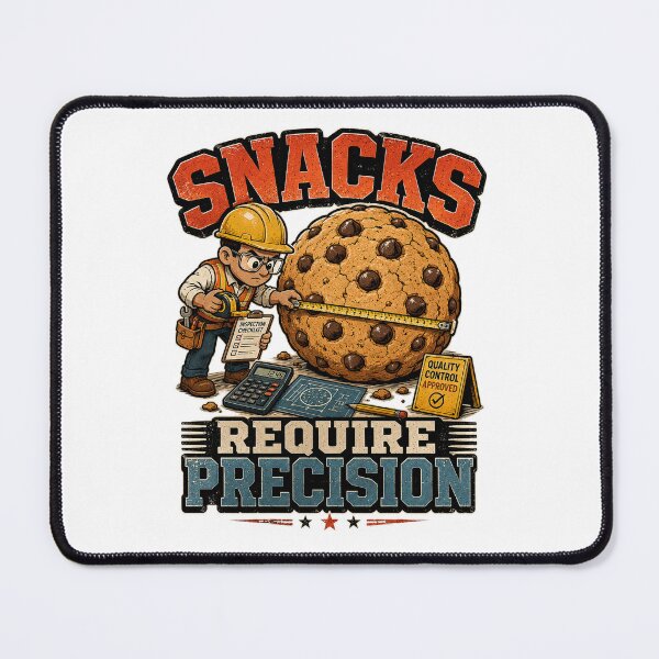 Item preview, Snacks Require Precision – Funny Cookie Engineer Food Lover Vintage Graphic designed and sold by NarpLTD.
