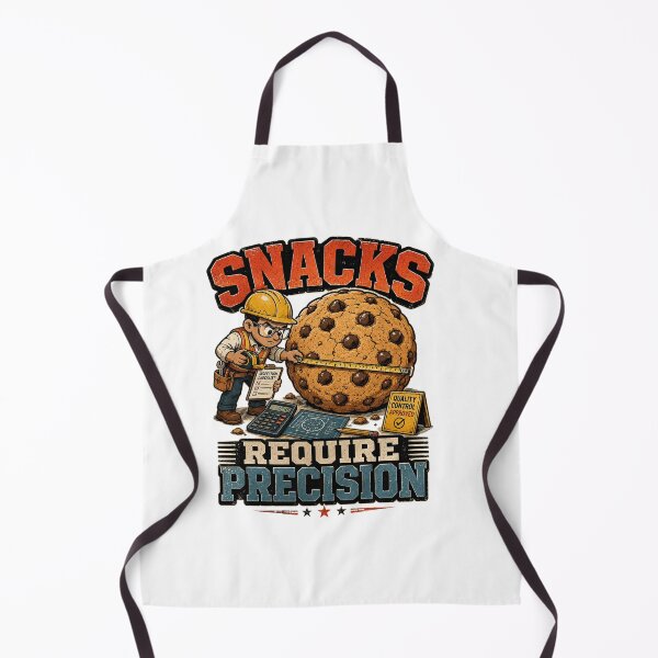 Item preview, Snacks Require Precision – Funny Cookie Engineer Food Lover Vintage Graphic designed and sold by NarpLTD.