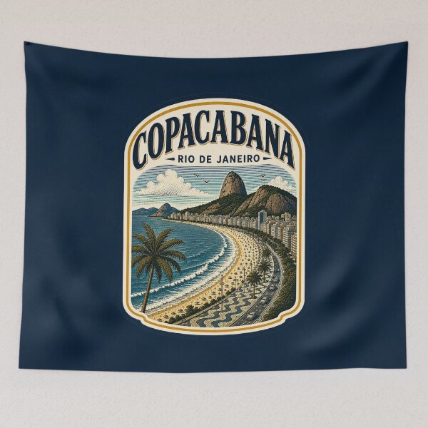 Item preview, Copacabana - Rio de Janeiro designed and sold by GoodOldVintage.