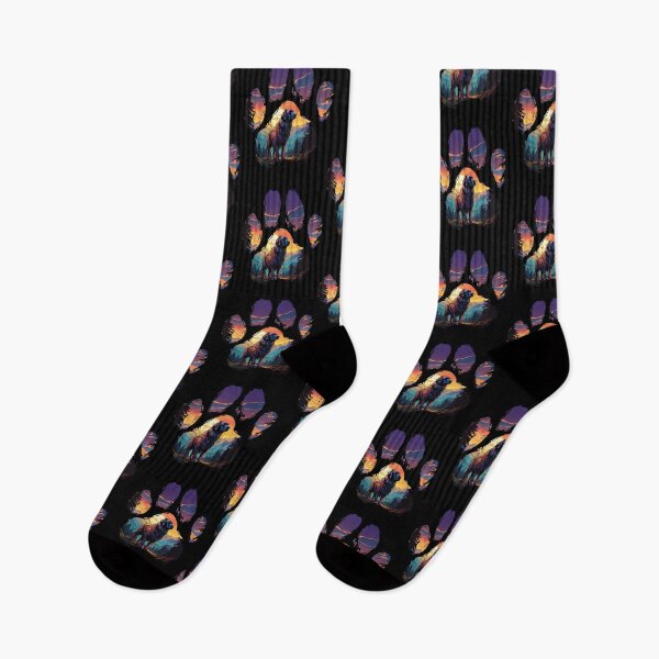 Item preview, Funny Leonberger Paw Synthwave Mountain Tree Mom Dad Kids designed and sold by rafaeltto.