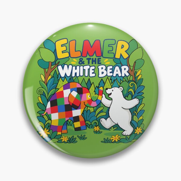 Item preview, Elmer and the White Bear Adventure designed and sold by HappyToons Shop.