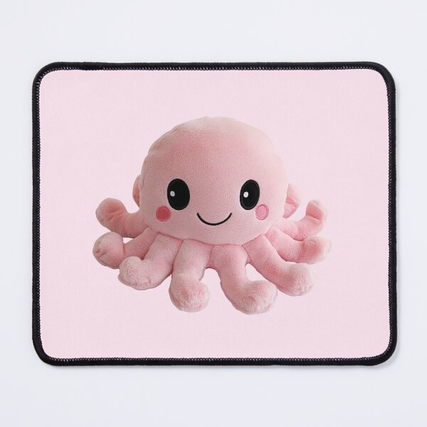 Item preview, Cute Pink Octopus Kawaii Plushie designed and sold by jianina-alondra.