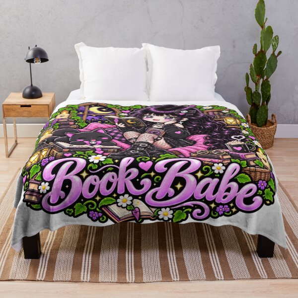 Item preview, Book Babe Goth Girl Sticker designed and sold by AnnekeJordaan.
