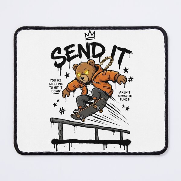 Item preview, Skateboard Bear Streetwear – Cool Hip Hop Skater Bear Design designed and sold by StickerNestYou.