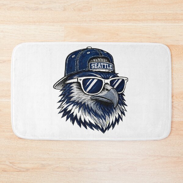 Item preview, Seattle Eagle Warrior With Blue Cap And Shades designed and sold by TimothyCa87133.