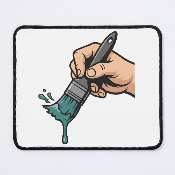 Item preview, Creative Paint Brush Art – Artist Painting Tool Illustration designed and sold by StickerNestYou.