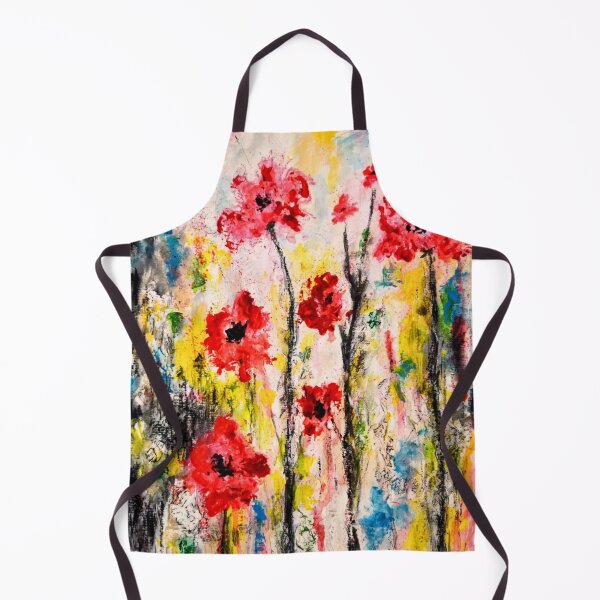 Item preview, The Garden Refused to Behave – Expressive Floral Art designed and sold by CharismaticMindArt.