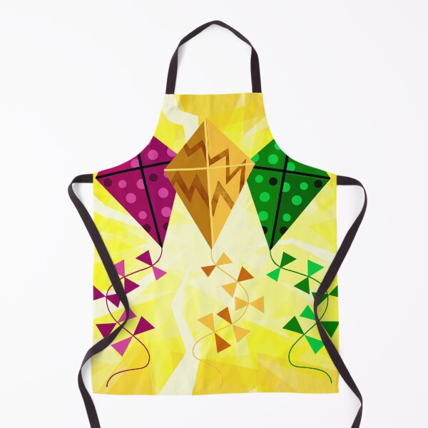 Item preview, Colourful Kites Flying Under a Geometric Sky designed and sold by Andrew Hitchen.