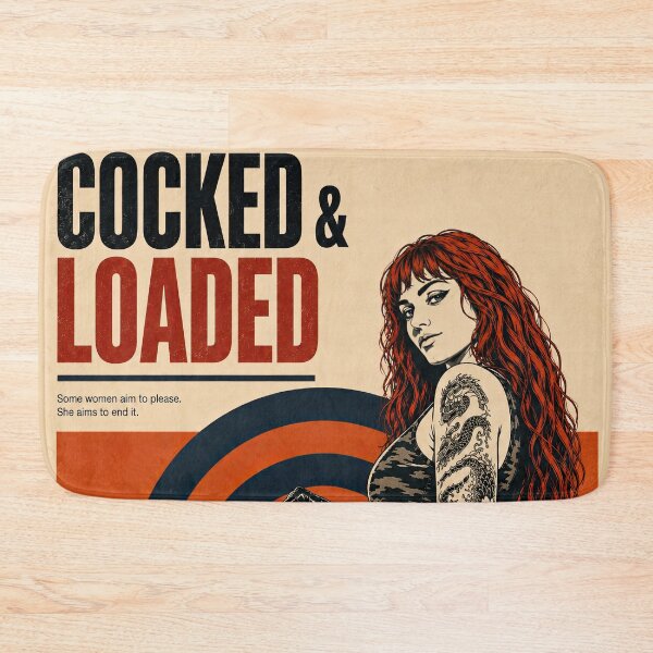 Item preview, Cocked & Loaded – Retro Gunslinger Girl designed and sold by obstinator.
