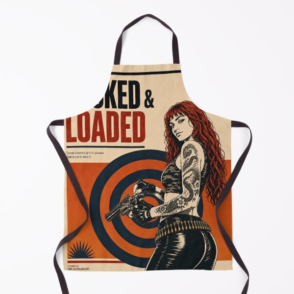 Item preview, Cocked & Loaded – Retro Gunslinger Girl designed and sold by obstinator.