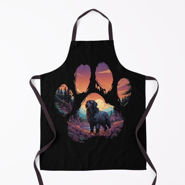 Item preview, Funny Newfoundland Paw Synthwave Mountain Tree Mom Dad Kids designed and sold by rafaeltto.