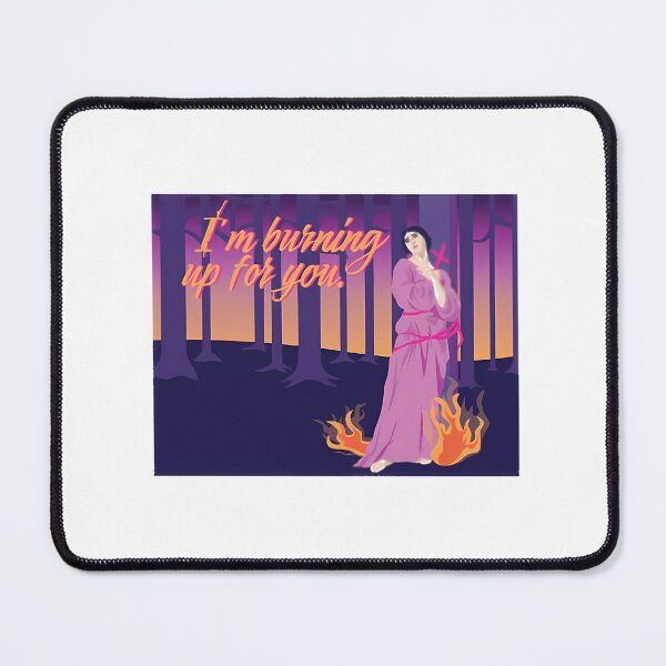 Item preview, Burning Up For You – Fiery Romance Art Print, Passionate Flame Design | Perfect Gift For You And Friends designed and sold by vincy74.