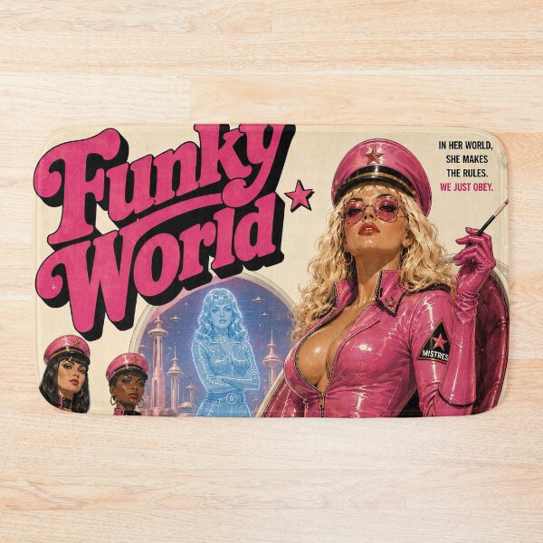 Item preview, Funky World – Retro Sci-Fi Matriarchy designed and sold by obstinator.