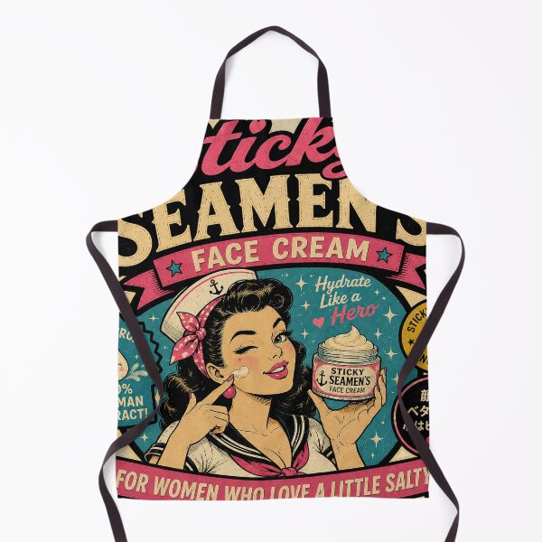 Item preview, Sticky Seamen’s Face Cream – For Women Who Love a Little Salty designed and sold by obstinator.