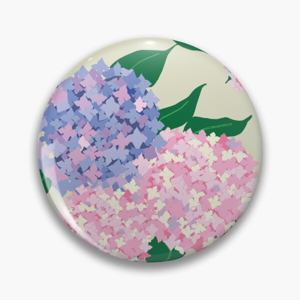 Item preview, Pink & Blue Summer Hydrangeas designed and sold by Pleasing-Prints.