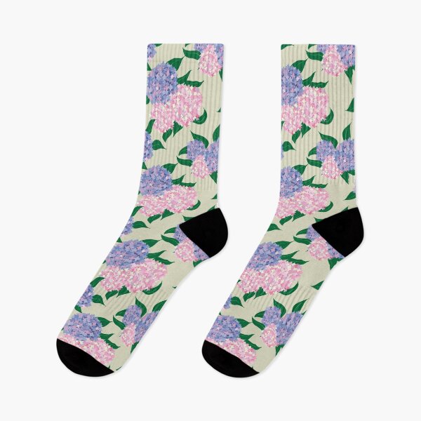 Item preview, Pink & Blue Summer Hydrangeas designed and sold by Pleasing-Prints.