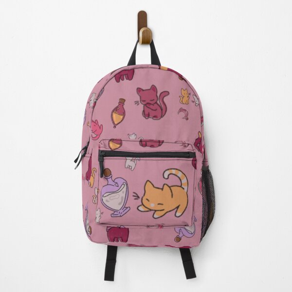 Item preview, Pattern Magico con Gattini e Pozioni d'Amore su Sfondo Rosa - Illustrazione Kawaii designed and sold by Gioxoxx18.