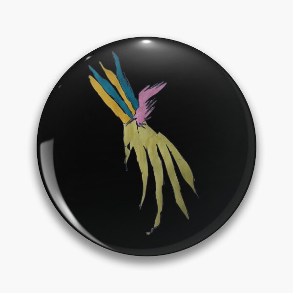 Item preview, Guardian Touch - Surreal Feathery Illustration designed and sold by energyoflove333.